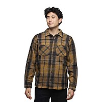 [해외]블랙 다이아몬드 Project 헤비 Flannel 긴팔 셔츠 4141238822 Flax / Black Plaid