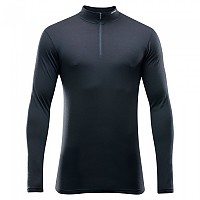 [해외]DEVOLD OF NORWAY Breeze Merino 150 하프 지퍼 긴팔 티셔츠 4141211821 Black