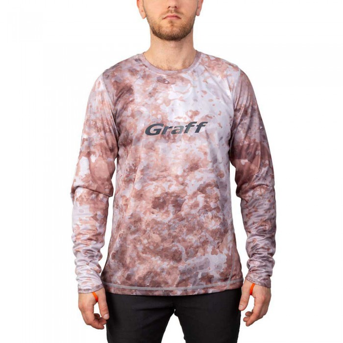 [해외]GRAFF UPF50 961-CL-10-A Anti-Insect 긴팔 티셔츠 4141105971 Brown Camo