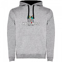 [해외]KRUSKIS Happiness Two-Colour 후드티 4141146811 Heather Grey / Black