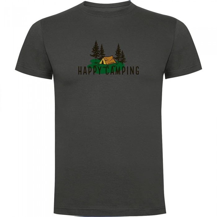 [해외]KRUSKIS Happy Camping 반팔 티셔츠 4141146824 Dark Grey