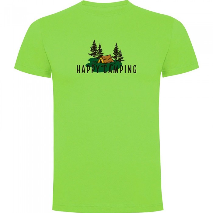 [해외]KRUSKIS Happy Camping 반팔 티셔츠 4141146830 Light Green