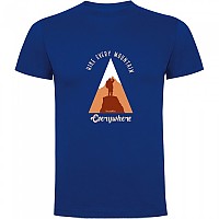 [해외]KRUSKIS Hike Every Mountain 반팔 티셔츠 4141146863 Royal Blue