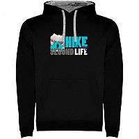 [해외]KRUSKIS Hike Second Life Two-Colour 후드티 4141146926 Black / Grey