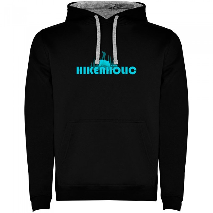 [해외]KRUSKIS Hikeaholic Two-Colour 후드티 4141146955 Black / Grey