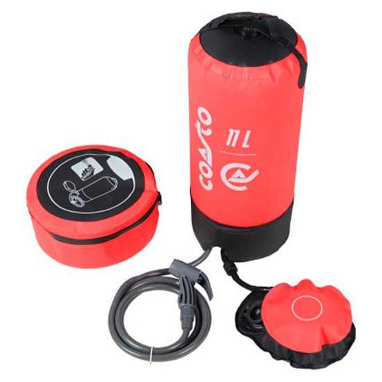 [해외]COASTO 11L portable solar 샤워 4140960246 Red / Black