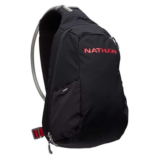 [해외]NATHAN Run Sling 8L 수분 보충 조끼 4139474576 Black / Ribbon Red