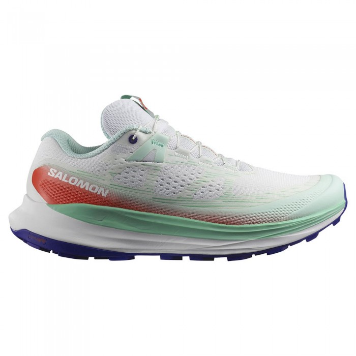 [해외]살로몬 Ultra Glide 2 트레일 러닝화 4141140217 White / Electric Green / Cherry Tomato