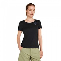 [해외]아이스브레이커 Merino Tech Lite III Scoop Logo Reflections 반팔 티셔츠 4141265348 Black