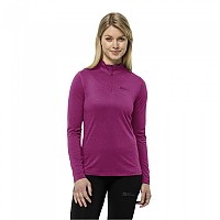 [해외]잭울프스킨 Sky 써멀 Half Zip 긴팔 티셔츠 4141321353 New Magenta