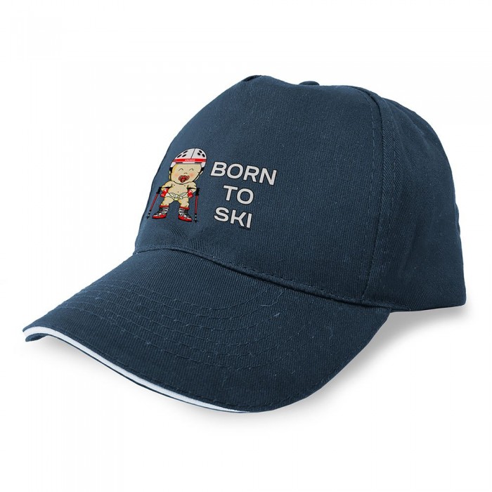 [해외]KRUSKIS Born To Ski 모자 4139809371 Marine Blue