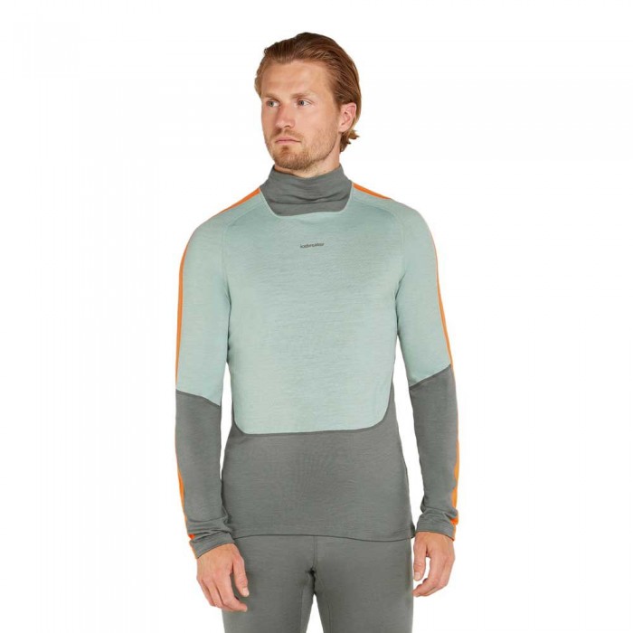 [해외]아이스브레이커 Merino 200 Oasis Sonebula High Neck 긴팔 베이스 레이어 4141265073 Galaxy / Moss / Blaze / Cb