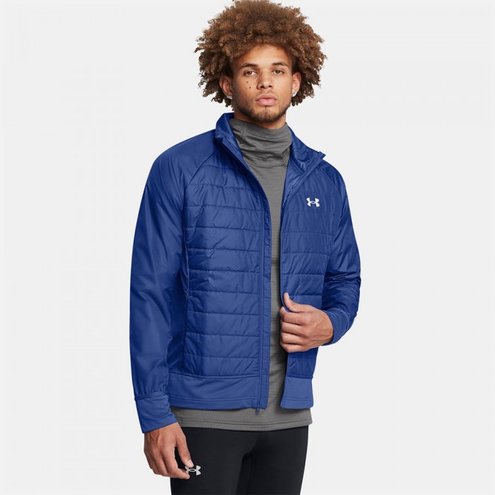 [해외]언더아머 Storm Run Hybrid Insulated 자켓 4141021683 Tech Blue / Reflective