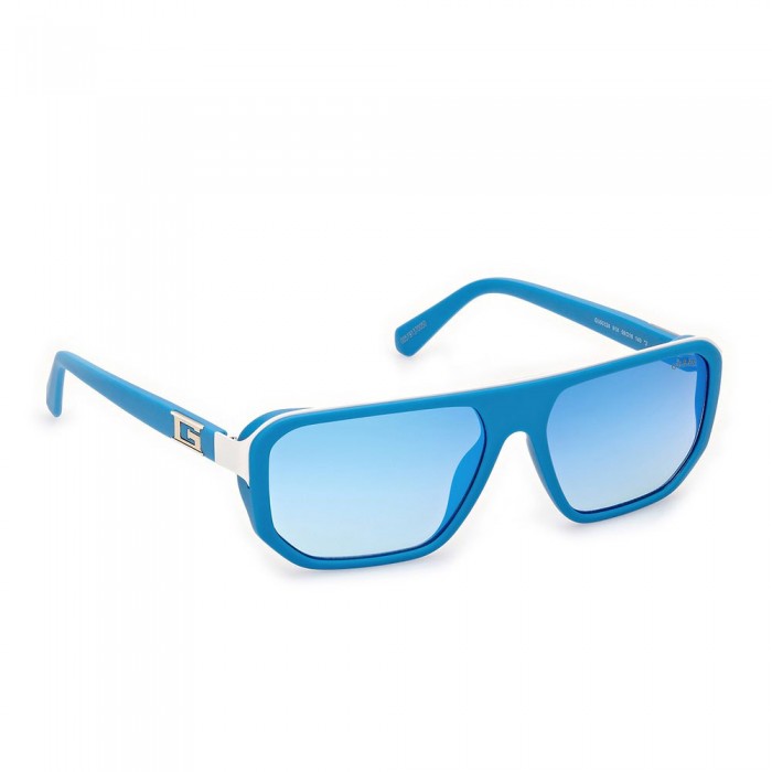 [해외]GUESS 색안경 GU00124 140805666 Matte Blue / Blue Mirror