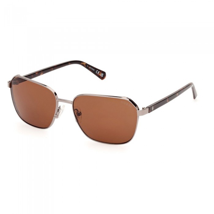 [해외]GUESS 색안경 GU00117 57 mm 140828859 Shiny Gunmetal / Brown