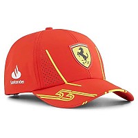 [해외]푸마 SF Ferrari Replica Sainz BB 주니어 모자 140867080 Burnt Red