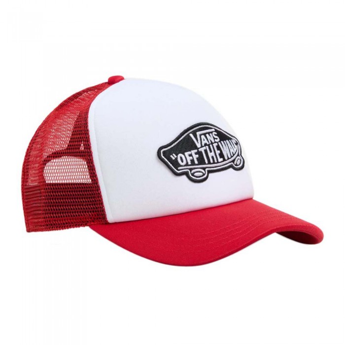 [해외]반스 Classic Patch Trucker curved bill 모자 140956599 Racing Red