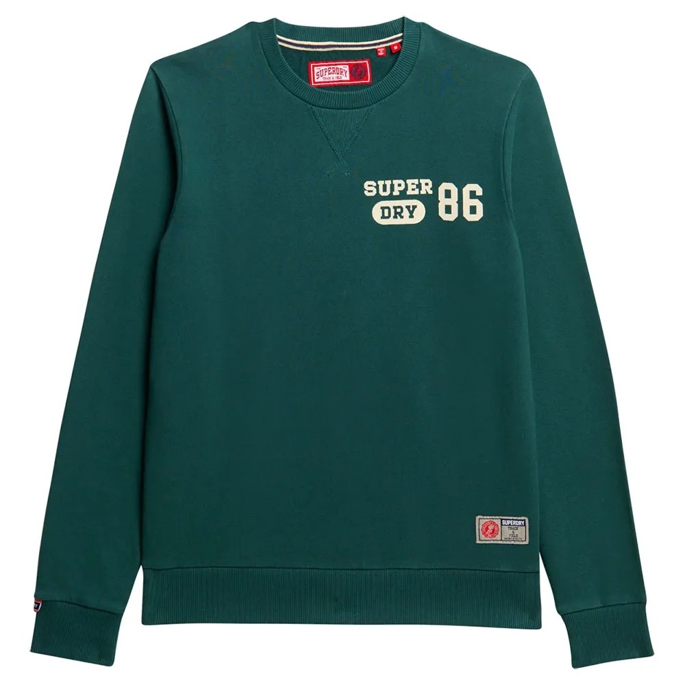 [해외]슈퍼드라이 Athletic Printed 스웨트셔츠 141110164 Dark Pine Green