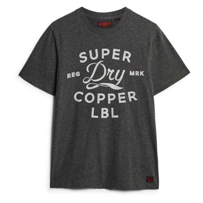 [해외]슈퍼드라이 Copper Label Workwear 반팔 티셔츠 141110287 Surplus Gravel Grey Grit