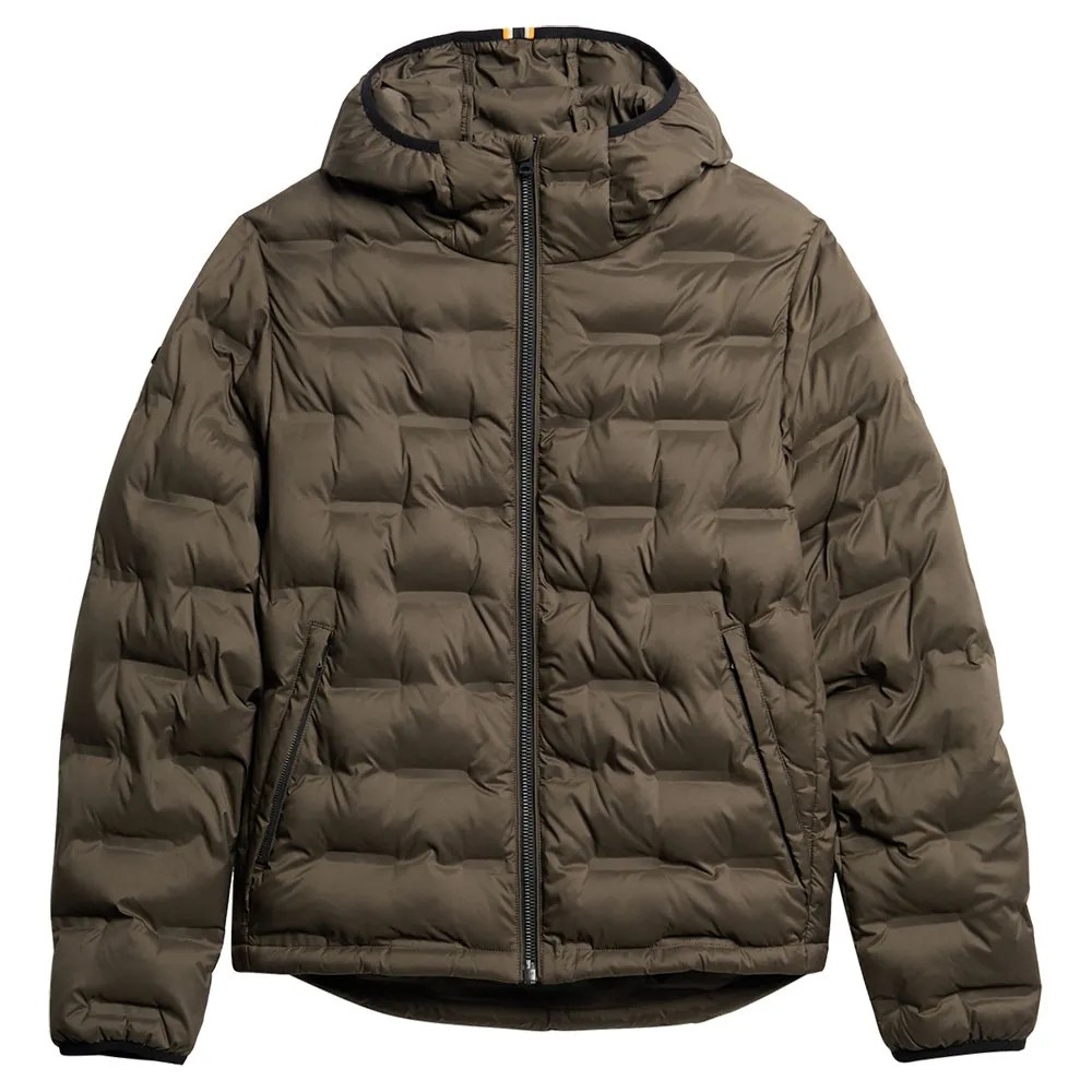 [해외]슈퍼드라이 Quilted Coat 자켓 141110761 After Dark Brown