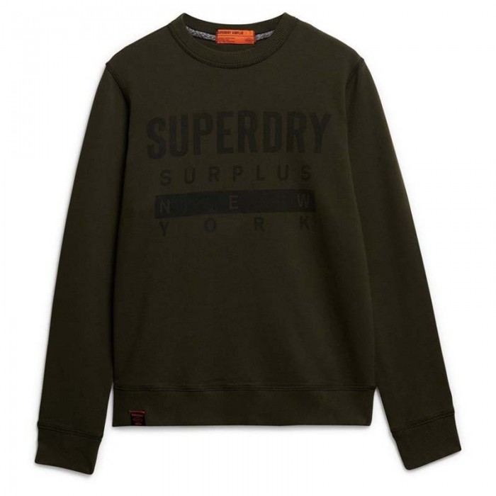 [해외]슈퍼드라이 Surplus Graphic 스웨트셔츠 141110907 Washed Dark Olive