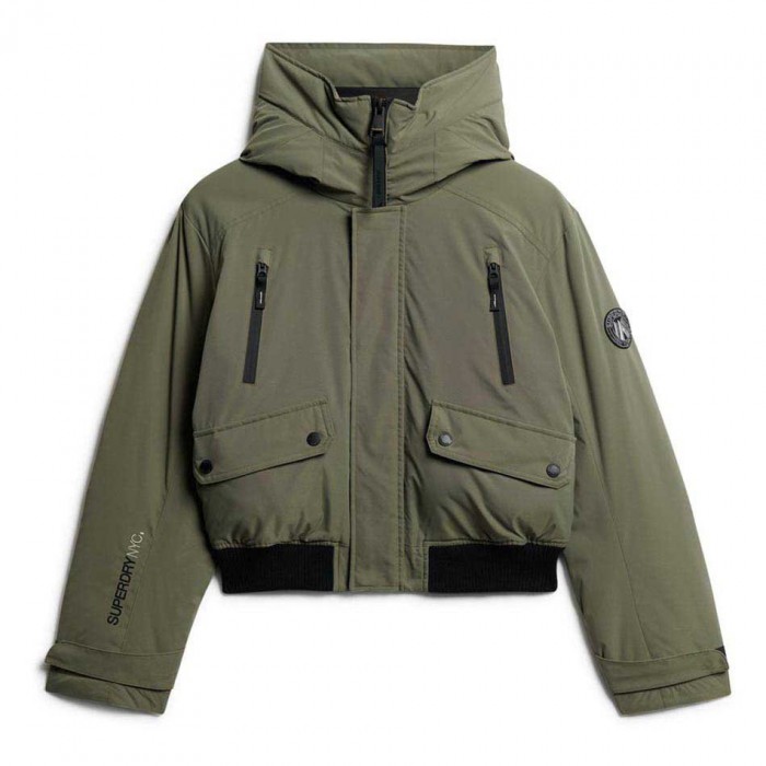 [해외]슈퍼드라이 City Padded 봄버 자켓 141110227 Dusty Olive Green