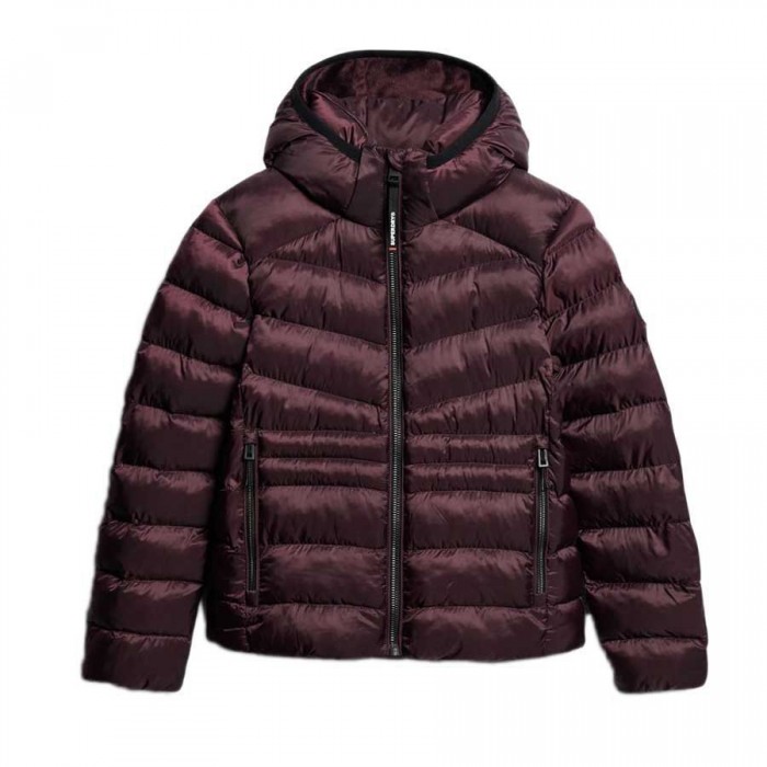 [해외]슈퍼드라이 Fuji Quilt Padded 자켓 141110563 Smoky Aubergine Purple