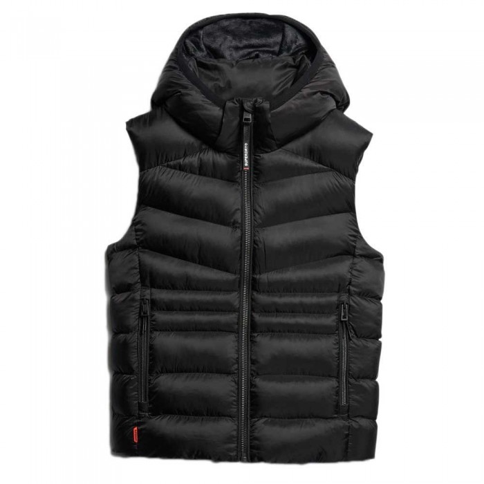 [해외]슈퍼드라이 Fuji Quilt Padded 조끼 141110564 Black