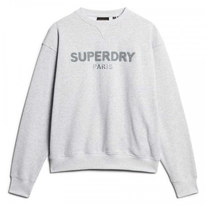 [해외]슈퍼드라이 Sport Luxe Loose 스웨트셔츠 141110817 Cadet Grey Marl