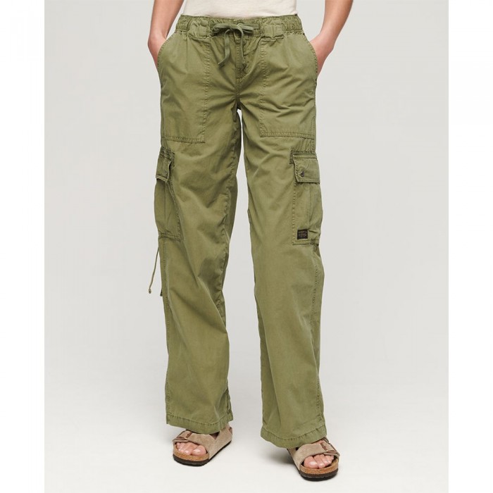 [해외]슈퍼드라이 Low Rise Utility 바지 141116931 Olive Khaki