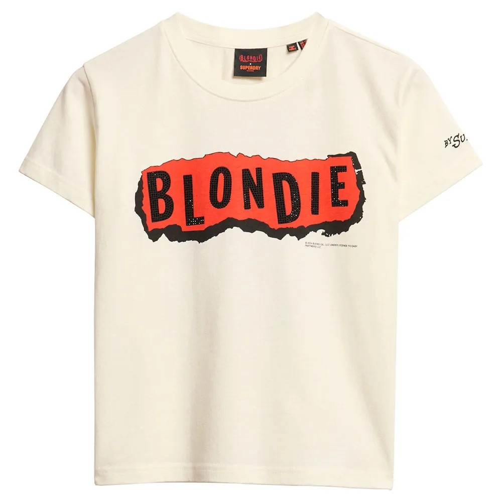 [해외]슈퍼드라이 Blondie 반팔 티셔츠 141305093 New Chalk White