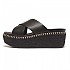 [해외]핏플랍 Eloise Espadrille Leather Wedge Cross 슬리퍼 140168849 Black