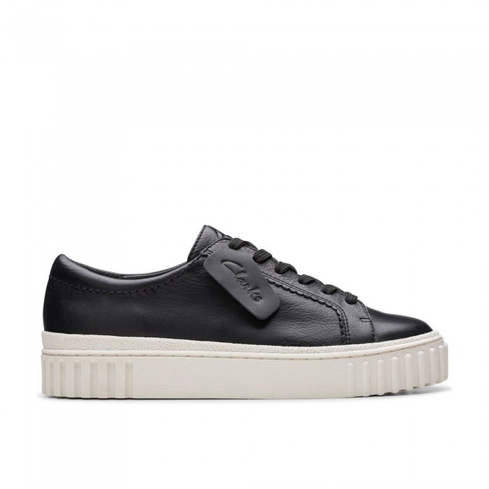 [해외]CLARKS SHOES Mayhill Walk 운동화 141257813 Black Leather