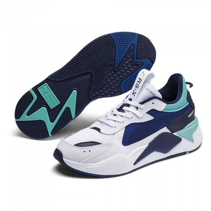 [해외]푸마 SELECT RS-X Hard Drive 운동화 141291746 Puma White / Galaxy Blue