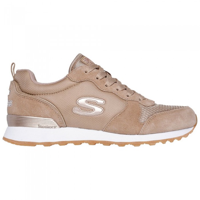 [해외]스케쳐스 Og 85 운동화 141115905 Tan Suede / Nylon / Rose Gold Trim