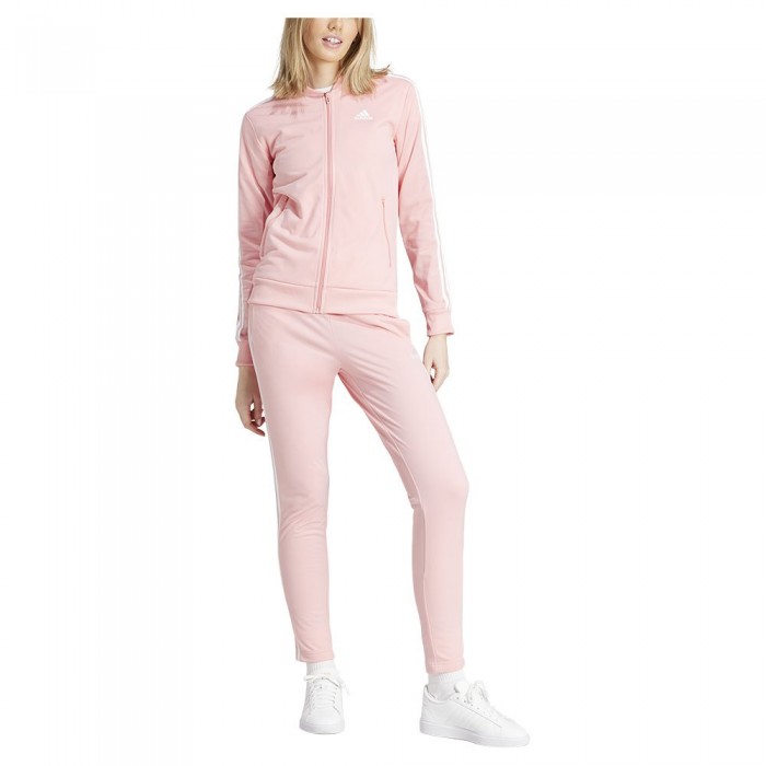 [해외]아디다스 Essentials 3 Stripes 운동복 141124961 Semi Pink Spark / White