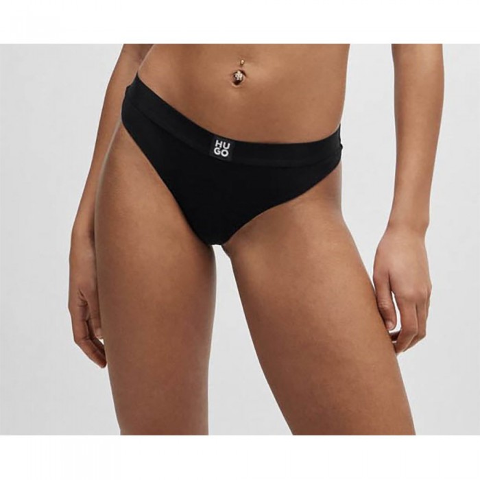 [해외]휴고보스 Rib 10251623 Thong 끈팬티 141253441 Black