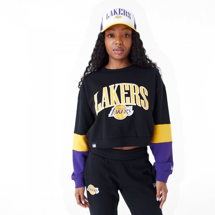 [해외]뉴에라 NBA Colour Block Los Angeles Lakers 후드티 140595840 Black