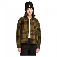 [해외]팀버랜드 Midweight Flannel Pocket 긴팔 셔츠 141176584 Dark Olive YD