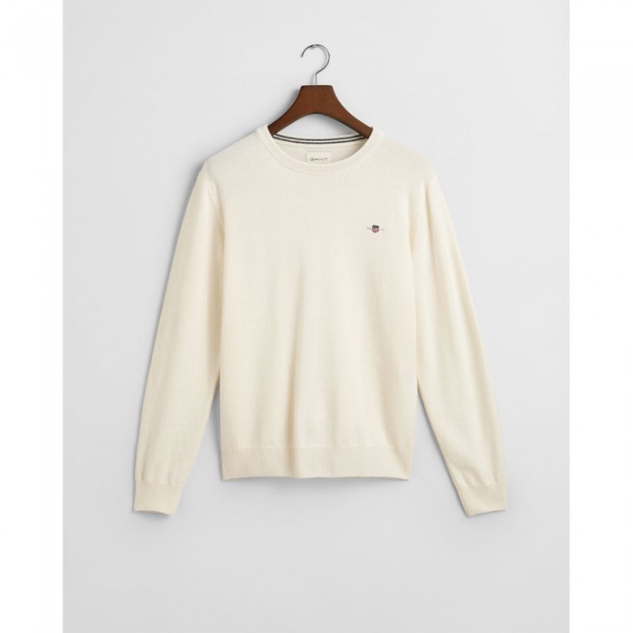 [해외]간트 Superfine Lambswool 스웨터 141283009 Cream