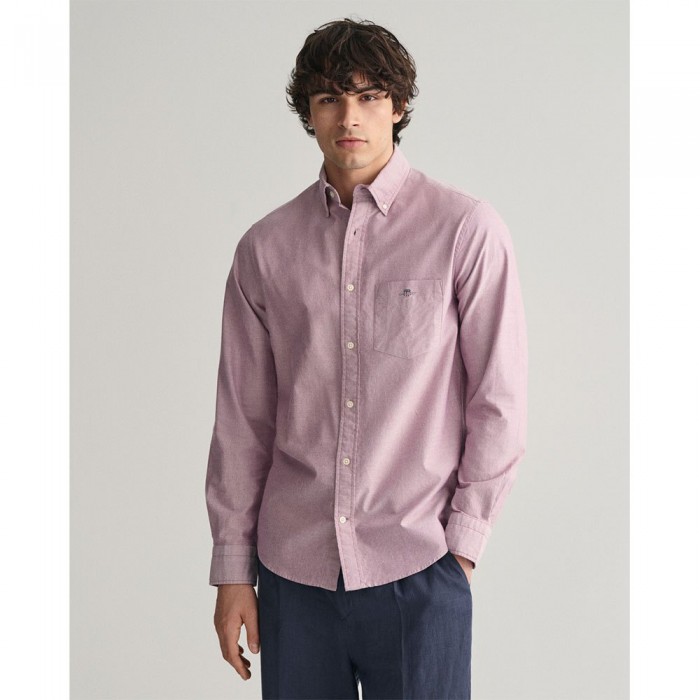 [해외]간트 Oxford Regular Fit 긴팔 셔츠 141288384 Beautyberry Purple