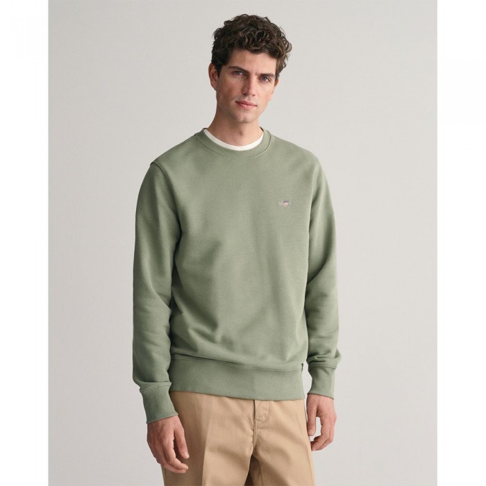 [해외]간트 Shield Regular Fit 스웨트셔츠 141288425 Dry Green