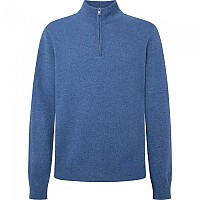 [해외]해켓 Merino Cash 하프 지퍼 스웨터 141160148 Chambray Blue