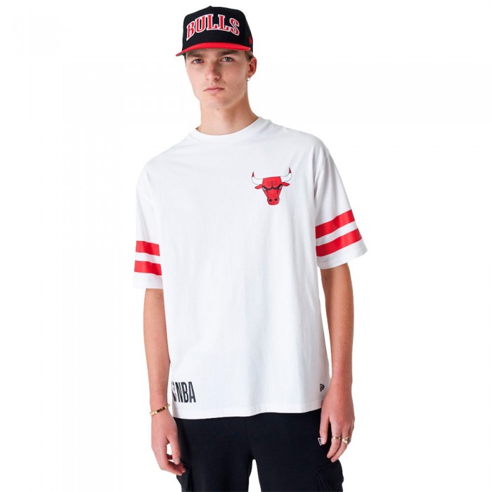 [해외]뉴에라 NBA Arch Grphc Chicago Bulls 반팔 티셔츠 140595828 White