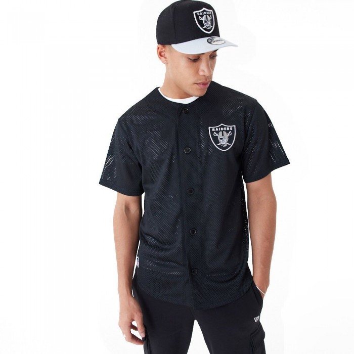 [해외]뉴에라 NFL Baseball Las Vegas Raiders 반팔 티셔츠 140595943 Black