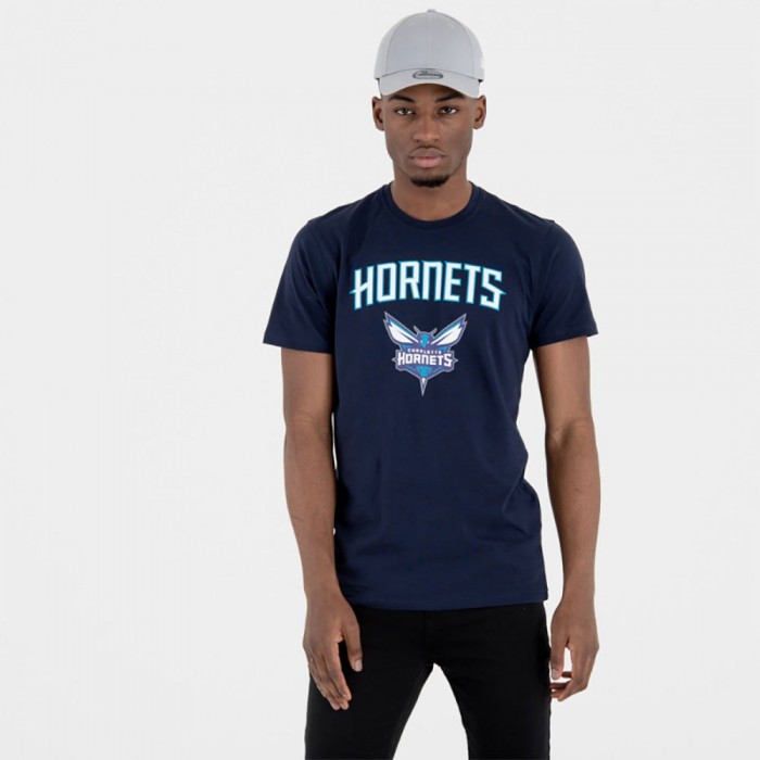 [해외]뉴에라 NBA Regular Charlotte Hornets 반팔 티셔츠 140716684 Dk Blue