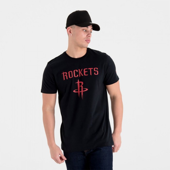 [해외]뉴에라 NBA Regular Houston Rockets 반팔 티셔츠 140716694 Black