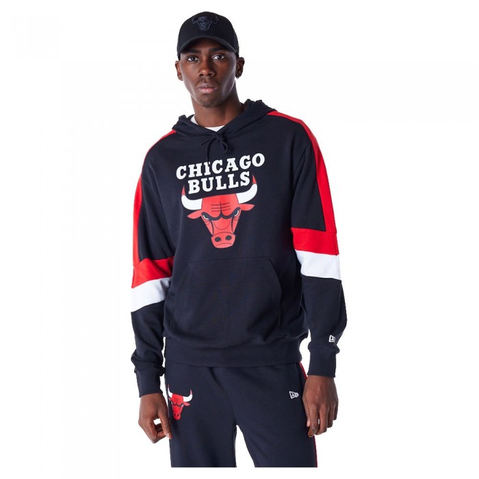 [해외]뉴에라 Colour Block Chicago Bulls 후드티 141118806 Black