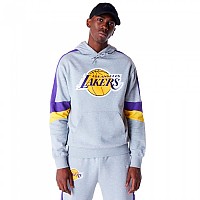 [해외]뉴에라 Colour Block Los Angeles Lakers 후드티 141118807 Grey Med