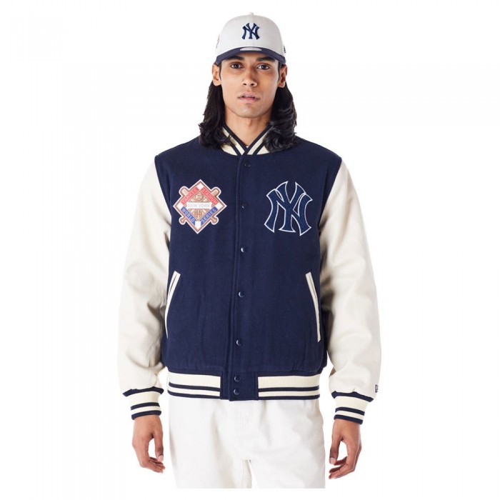 [해외]뉴에라 MLB Patch Vrsity New York Yankees 봄버 자켓 141118852 Navy